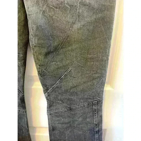 NWT Free People We the Free women Flare Jeans Size 25 Vector Moto Mid Rise Black - Picture 10 of 11